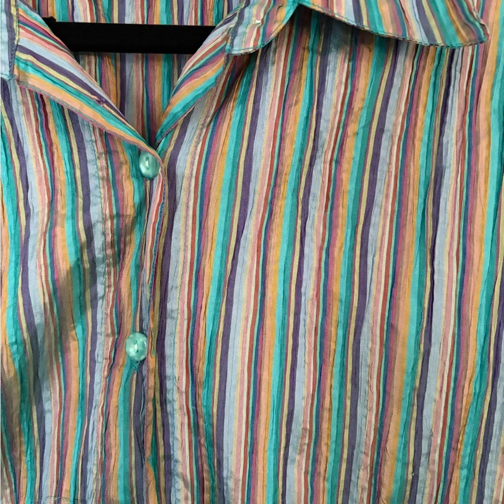 Striped coastal blouse - Picture 4 of 7
